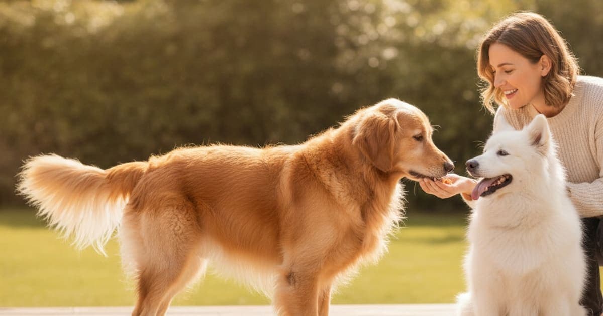 A dog being cared for at home, illustrating dog fiber supplements: what they do and how to choose