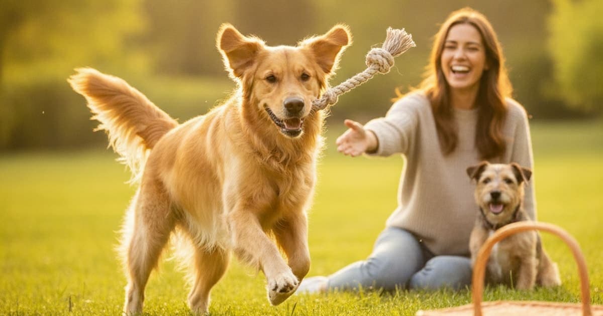 A dog being cared for at home, illustrating what is the best omega 3 supplement for dogs? (epa & dha)