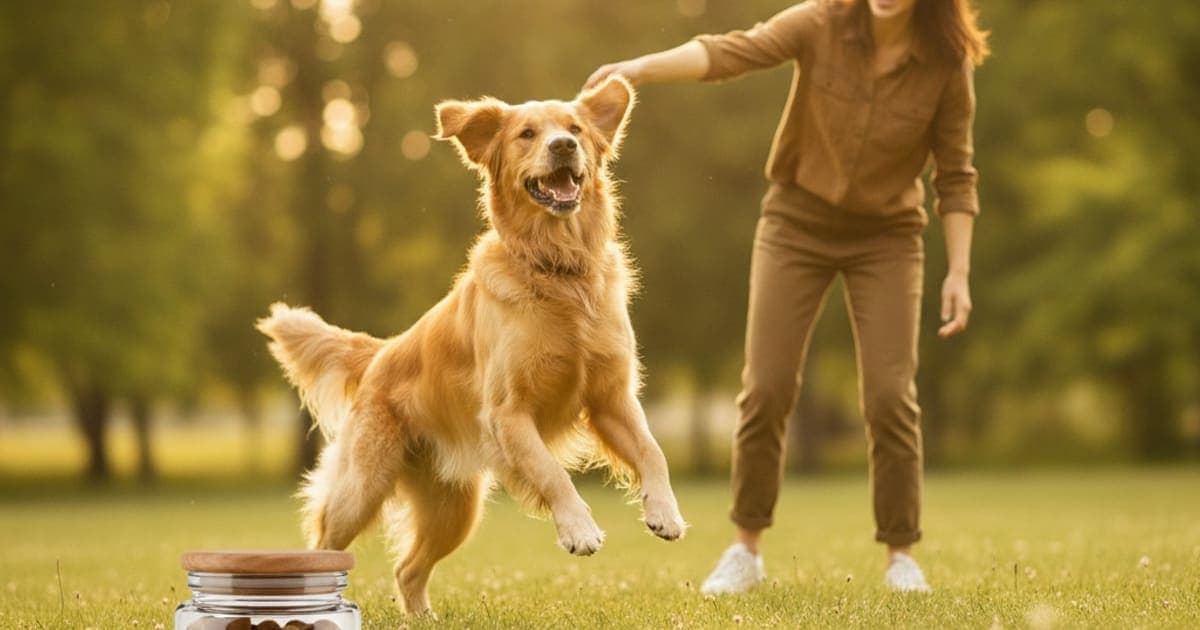 A dog being cared for at home, illustrating dog health supplements