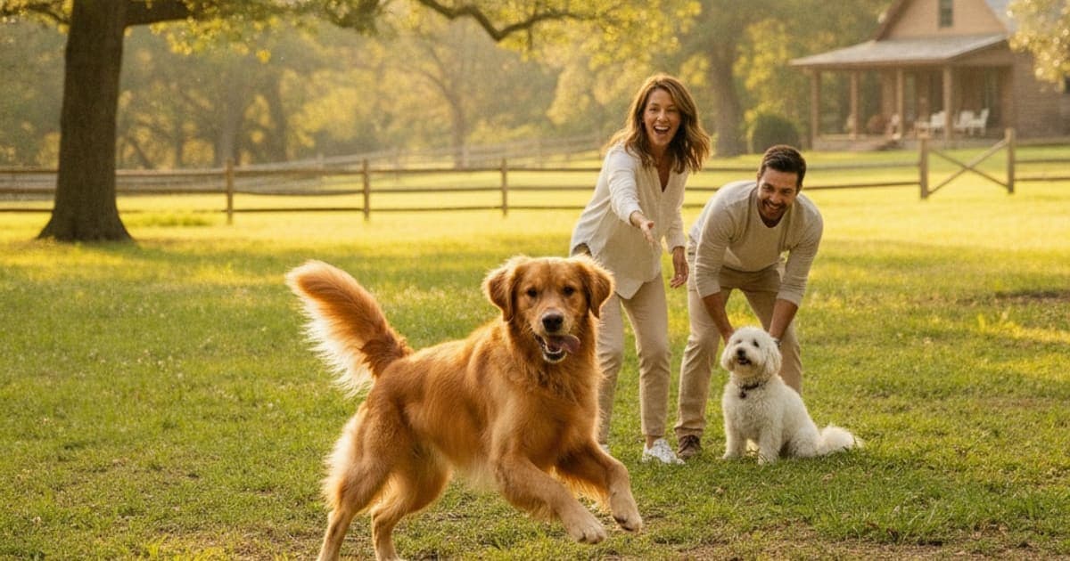 A dog being cared for at home, illustrating dog joint supplement chews
