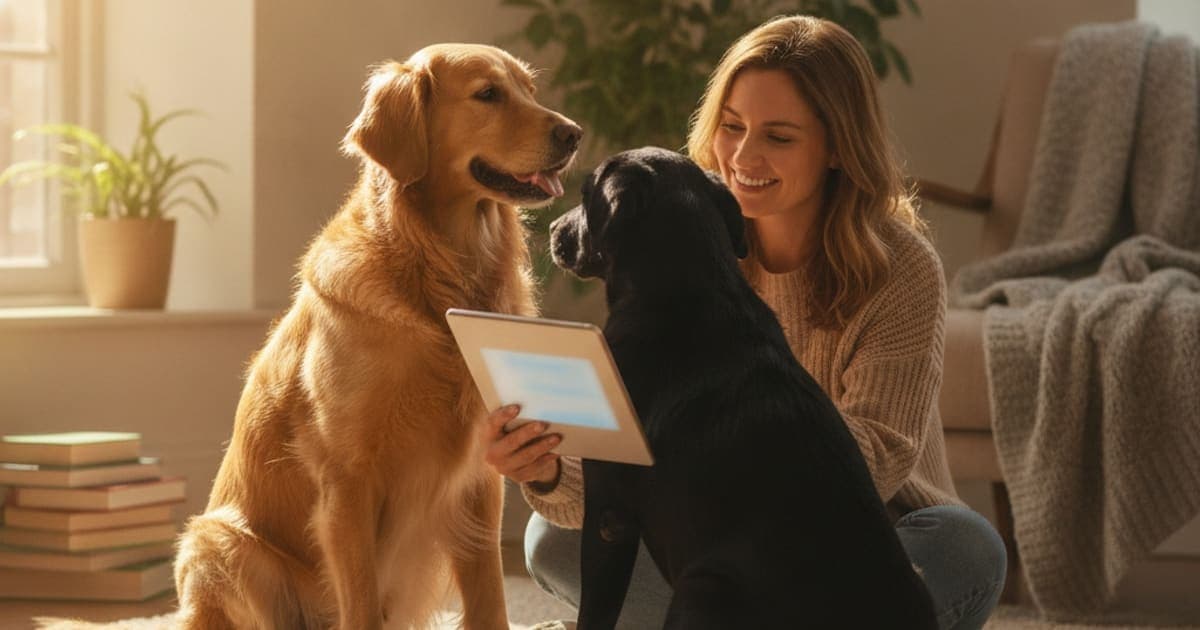 A dog being cared for at home, illustrating dog joint supplements reddit