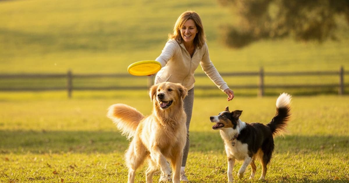 A dog being cared for at home, illustrating dog knee supplements