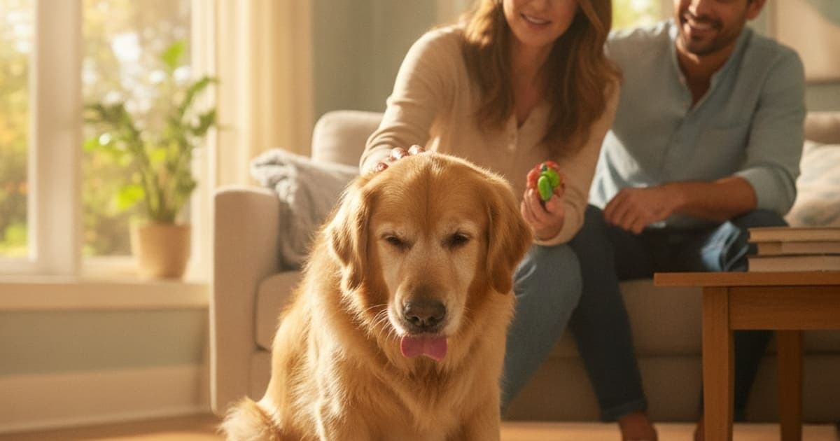 A dog being cared for at home, illustrating dog licking a paw constantly: when to see a vet