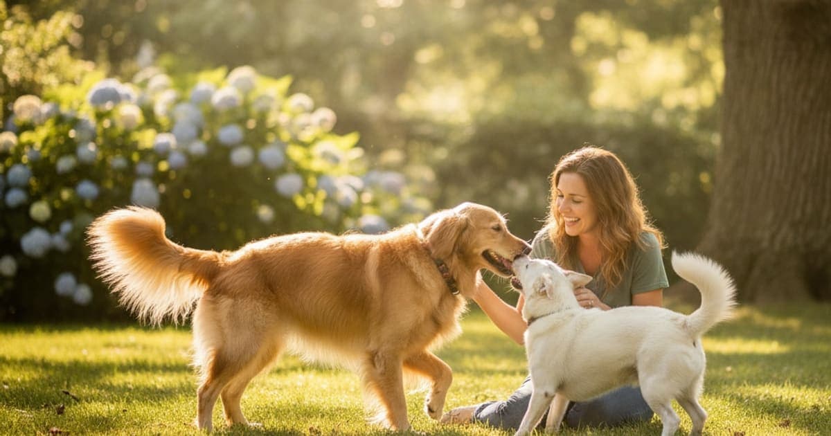 A dog being cared for at home, illustrating dog lifespan by breed