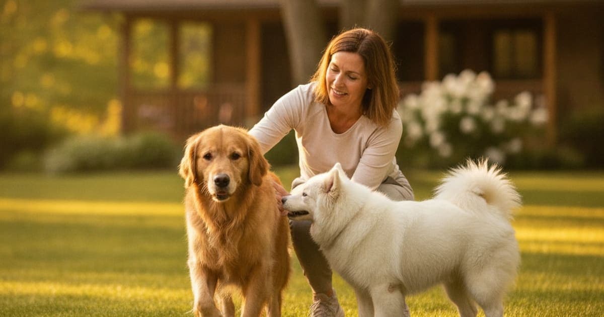 A dog being cared for at home, illustrating dog limping after exercise: when to see a vet