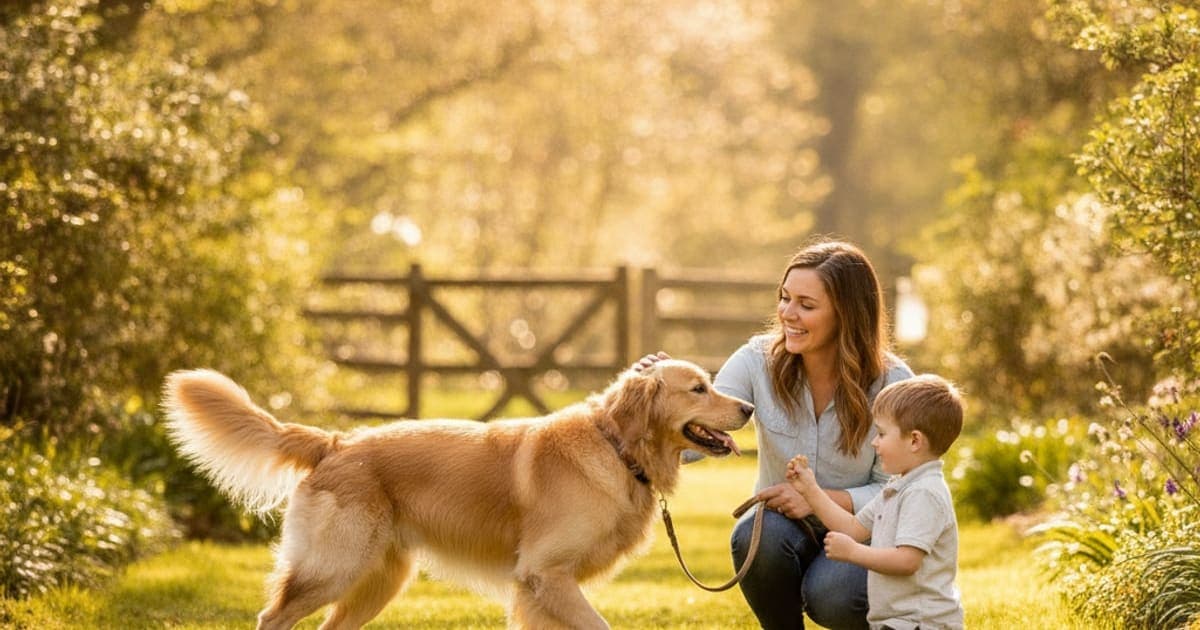 A dog being cared for at home, illustrating dog limping but not in pain: what it usually means