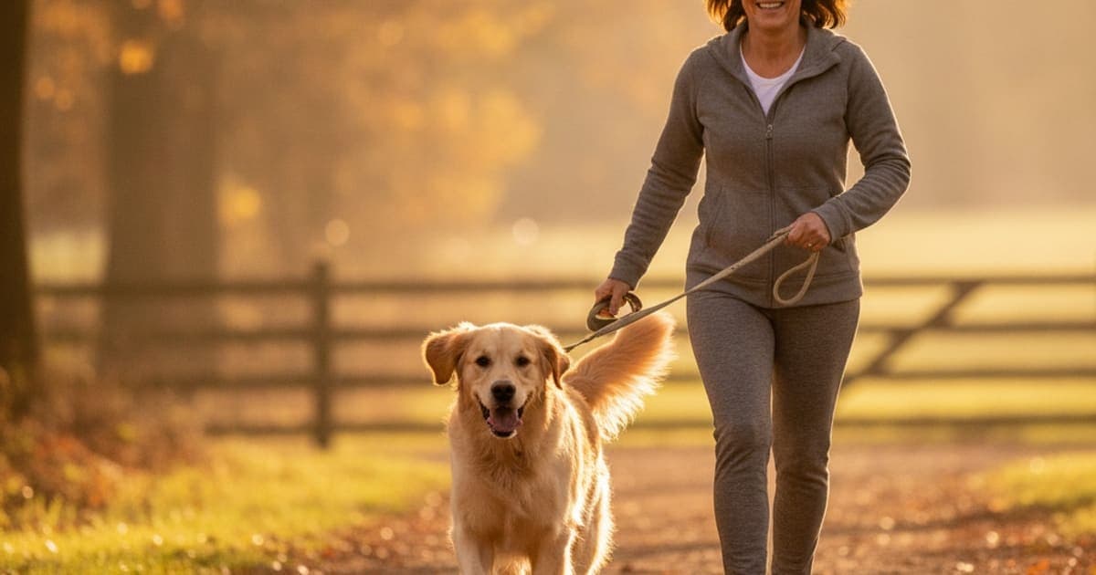 A dog being cared for at home, illustrating how long does osteoarthritis take in a dog? (timelines)