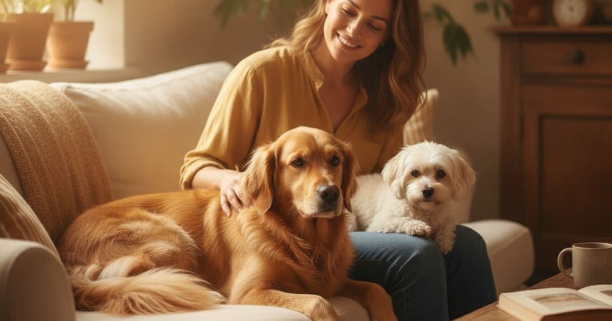 A dog being cared for at home, illustrating dog reluctant to be touched: home remedies that help