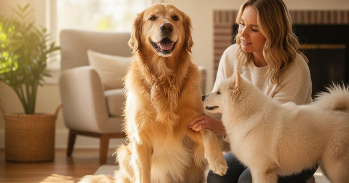 A dog being cared for at home, illustrating dog shifting weight off one leg: home remedies that help