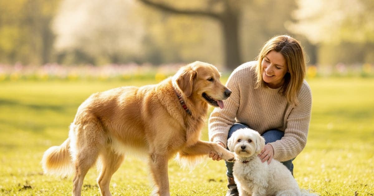 A dog being cared for at home, illustrating dog shifting weight off one leg: what it means