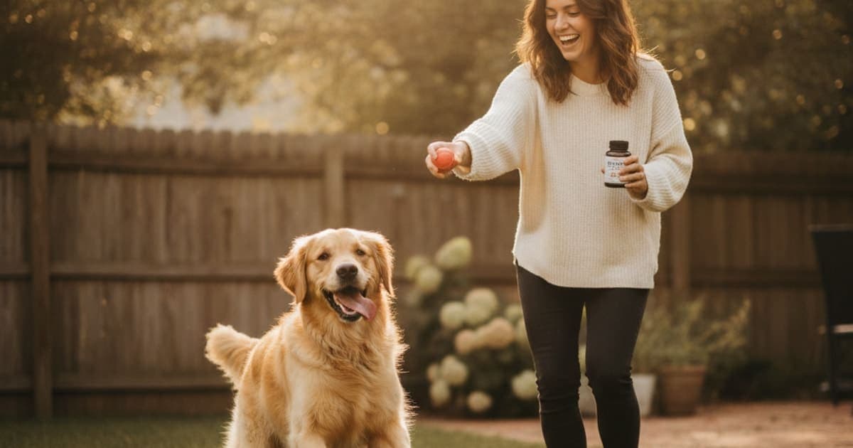 A dog being cared for at home, illustrating dog zinc supplements: what zinc does, when dogs need it