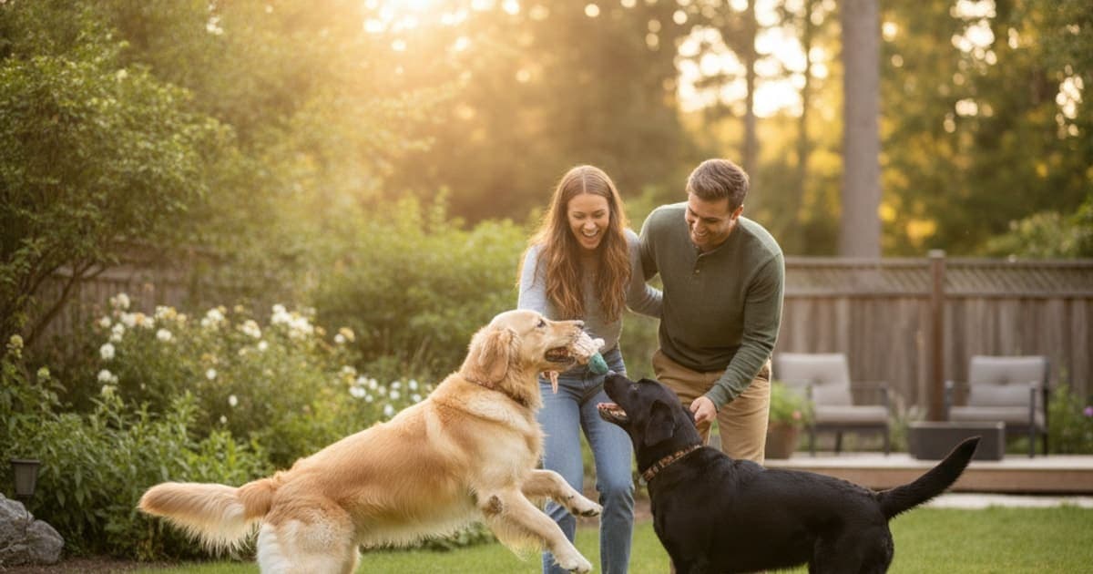 A dog being cared for at home, illustrating enzyme supplements for dogs with epi: what to look for