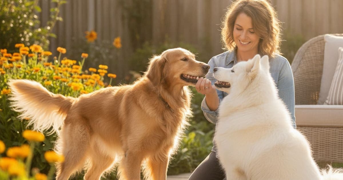 A dog being cared for at home, illustrating fish oil alternatives for dogs: 2026 options compared