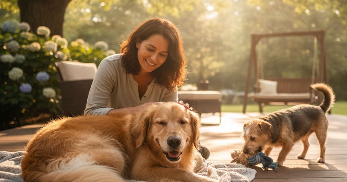 A dog being cared for at home, illustrating gabapentin alternatives for dogs: 2026 options compared