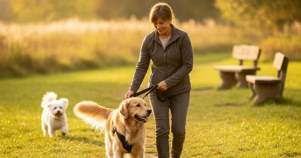 A dog being cared for at home, illustrating how long does hip dysplasia take to heal in dogs