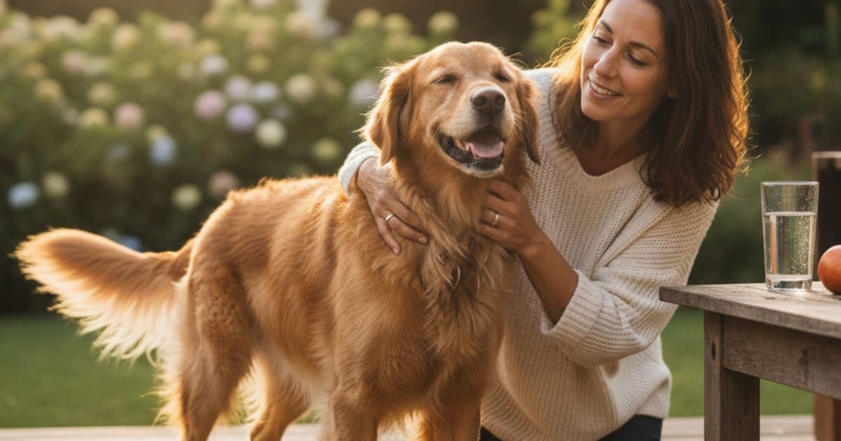 A dog being cared for at home, illustrating how much bpc-157 should i give my dog? (dosing explained)