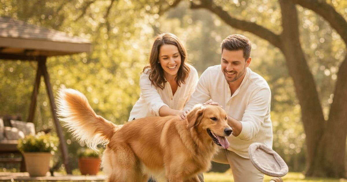 A dog being cared for at home, illustrating how much does dog amputation recovery cost