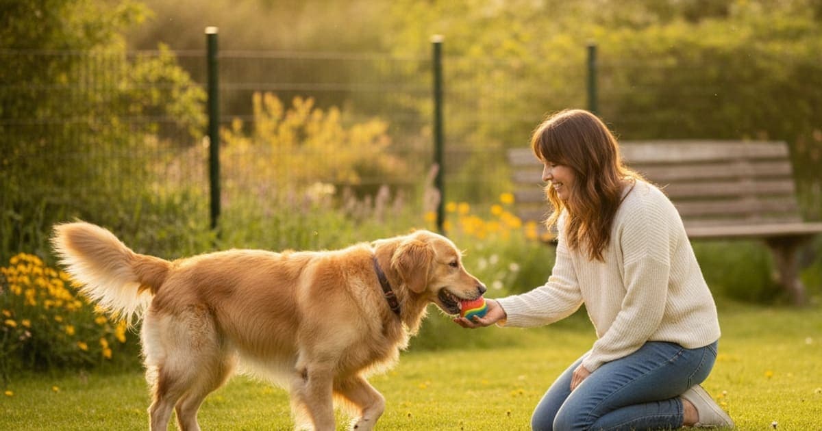 A dog being cared for at home, illustrating cauda equina syndrome in dogs: what does it cost