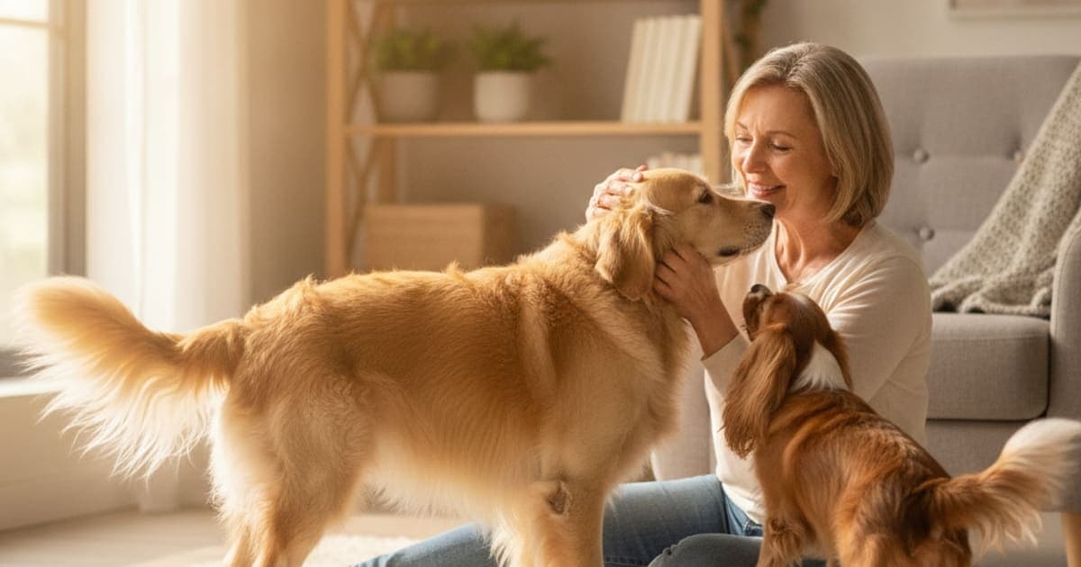 A dog being cared for at home, illustrating how much does chronic pain in dogs cost to manage
