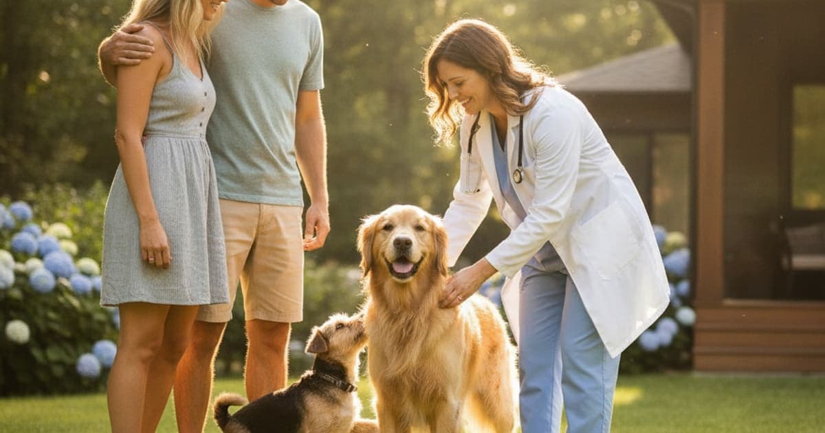 A dog being cared for at home, illustrating how much does elbow dysplasia cost to manage in dogs