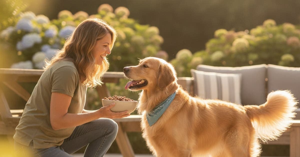 A dog being cared for at home, illustrating how much does dog food sensitivity cost to manage