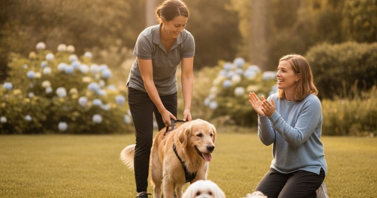 A dog being cared for at home, illustrating how much does hind end weakness in dogs cost to manage
