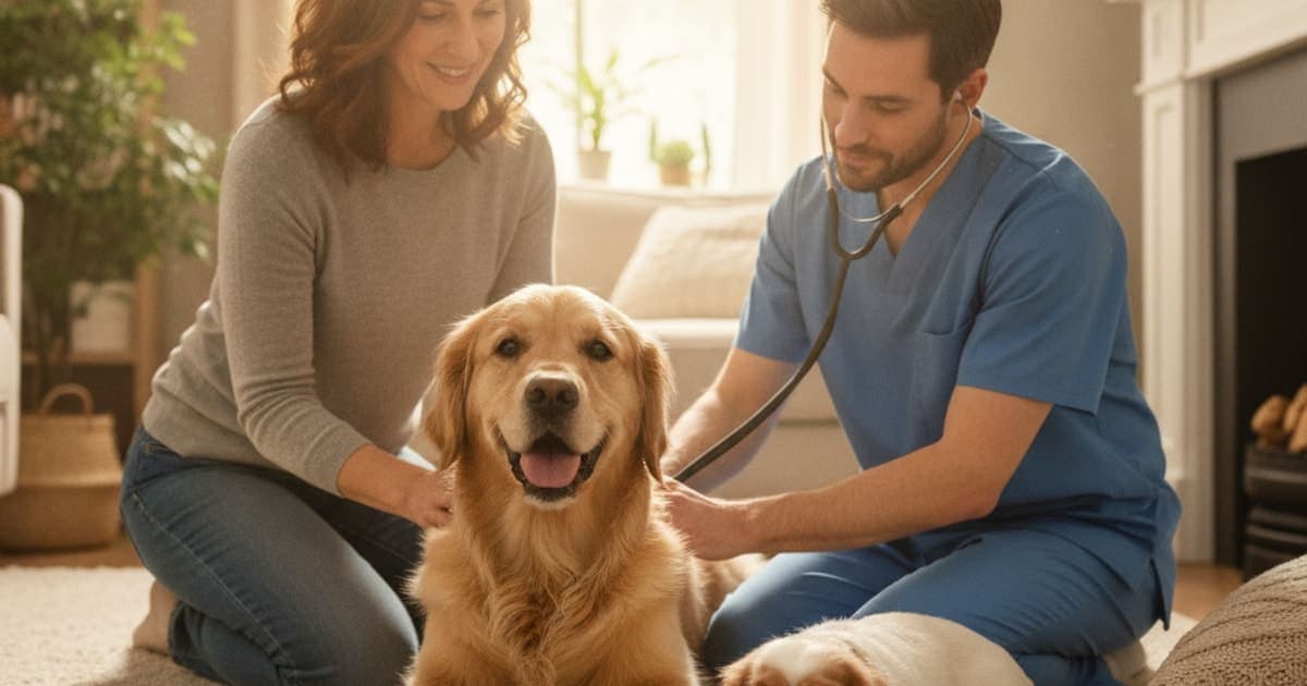 A dog being cared for at home, illustrating how much does ivdd care cost in dogs? (price ranges)