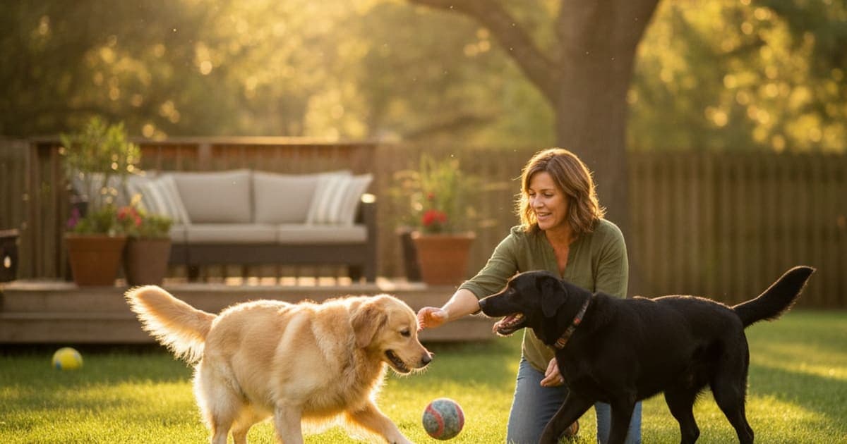 A dog being cared for at home, illustrating how much does obesity joint strain in dogs cost
