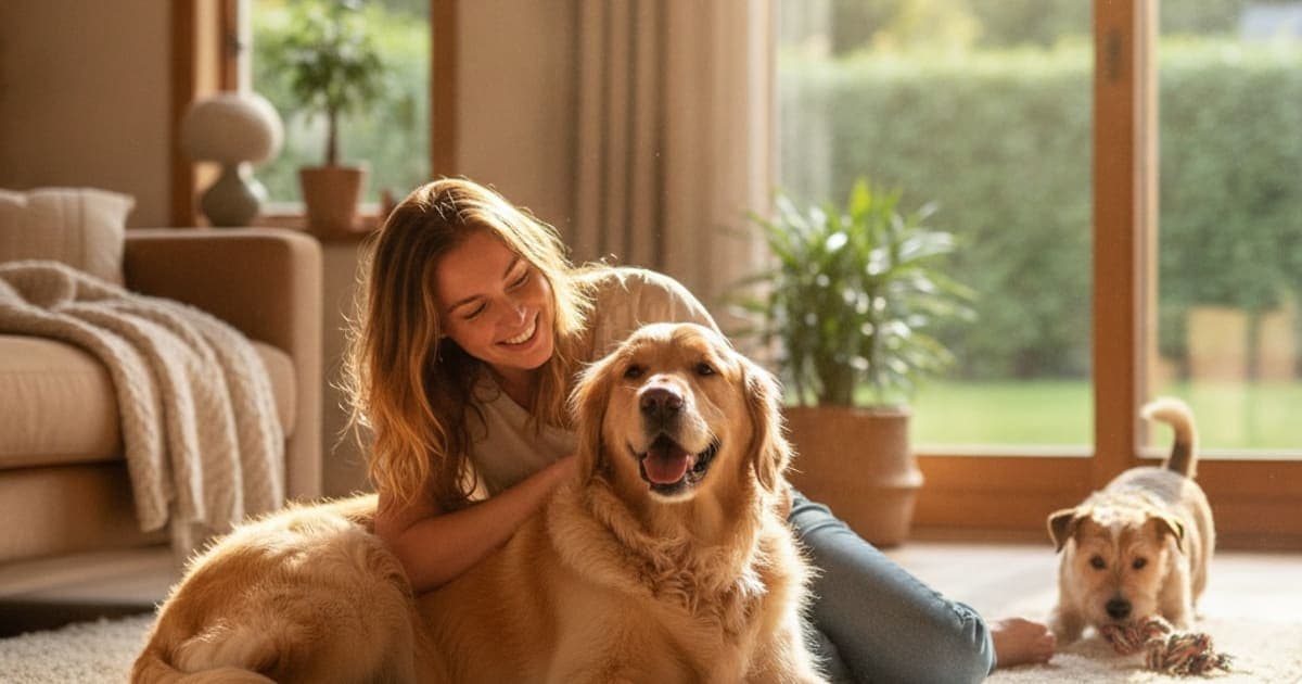 A dog being cared for at home, illustrating how much does reduced stamina in dogs cost? (vet bills)