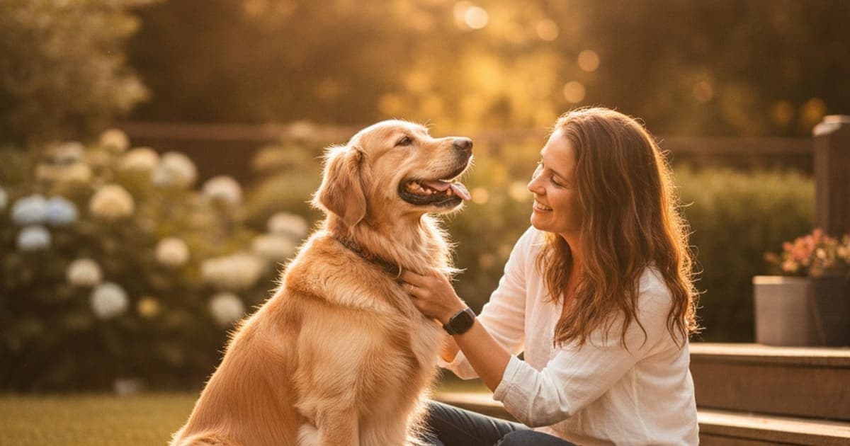 A dog being cared for at home, illustrating how much tb-500 should i give my dog? (dosing explained)