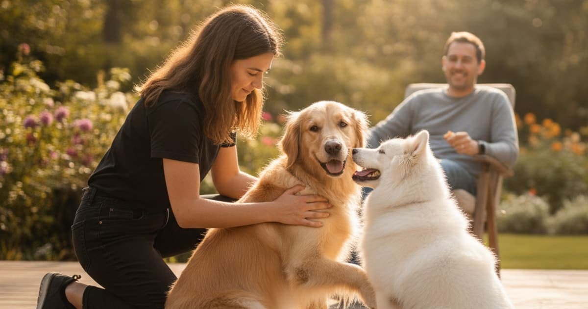 A dog being cared for at home, illustrating is a dog dragging back paws an emergency? (what to do)