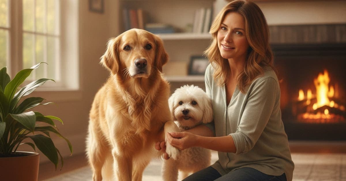 A dog being cared for at home, illustrating is a dog shifting weight off one leg an emergency