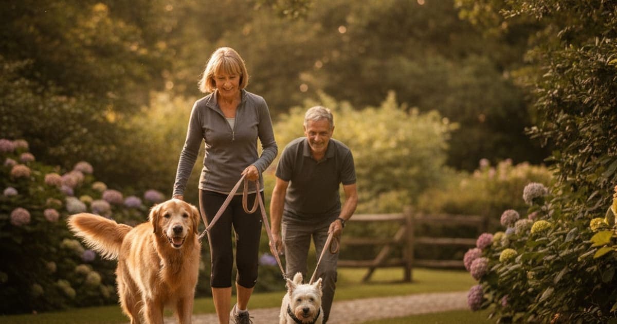 A dog being cared for at home, illustrating is exercise good for dogs with arthritis? (what helps)