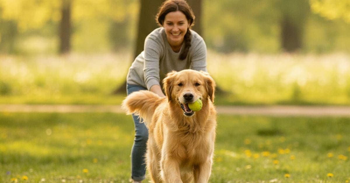 A dog being cared for at home, illustrating is hyaluronic acid safe for dogs? (joint use explained)