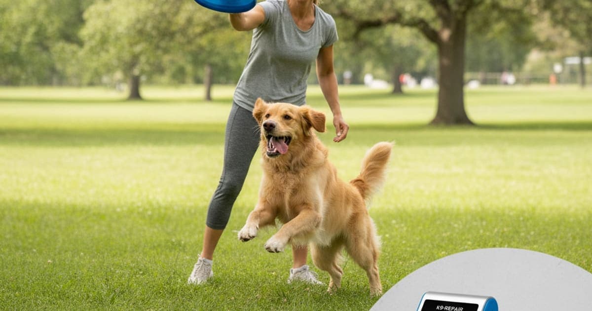 A dog being cared for at home, illustrating is k9-repair worth the money for dogs? (value explained)