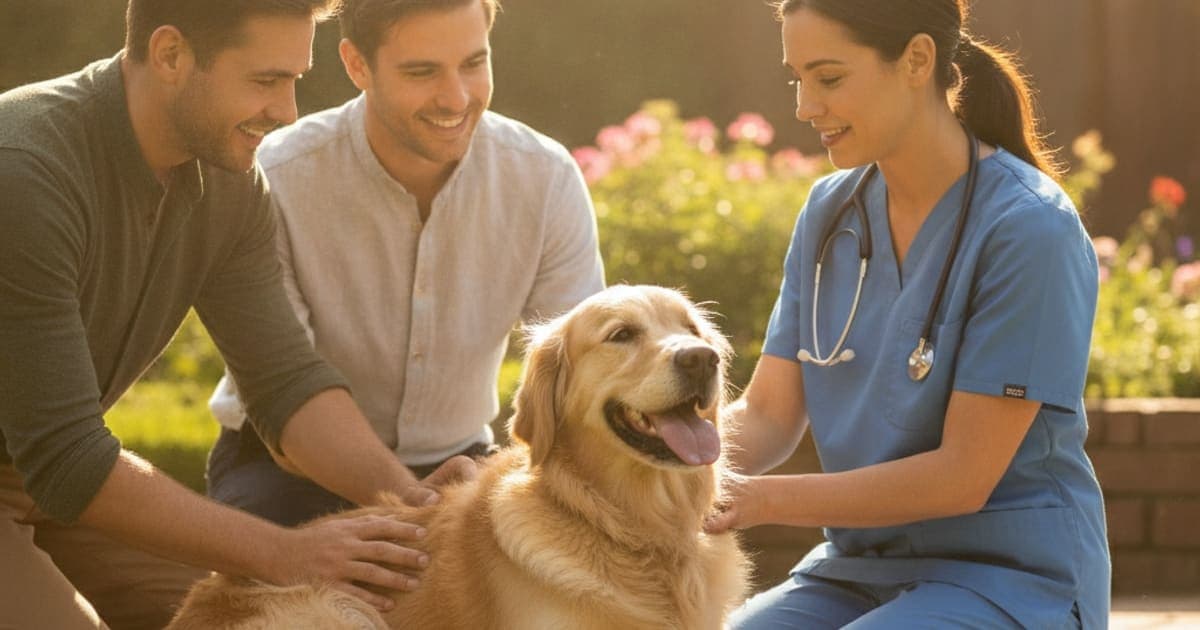 A dog being cared for at home, illustrating is tb-500 fda approved for dogs? (regulatory status)