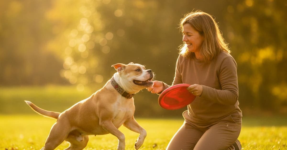 A dog being cared for at home, illustrating joint support for american bulldogs: what actually helps
