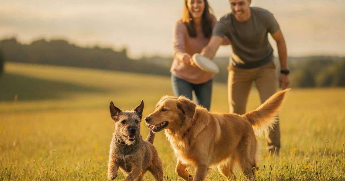 A dog being cared for at home, illustrating joint support for border terriers: what actually helps