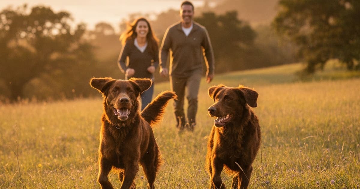 A dog being cared for at home, illustrating joint support for chesapeake bay retrievers: what helps