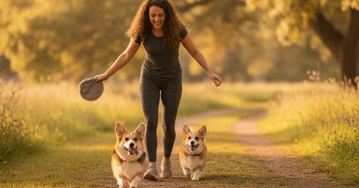 A dog being cared for at home, illustrating joint support for corgis: what actually helps
