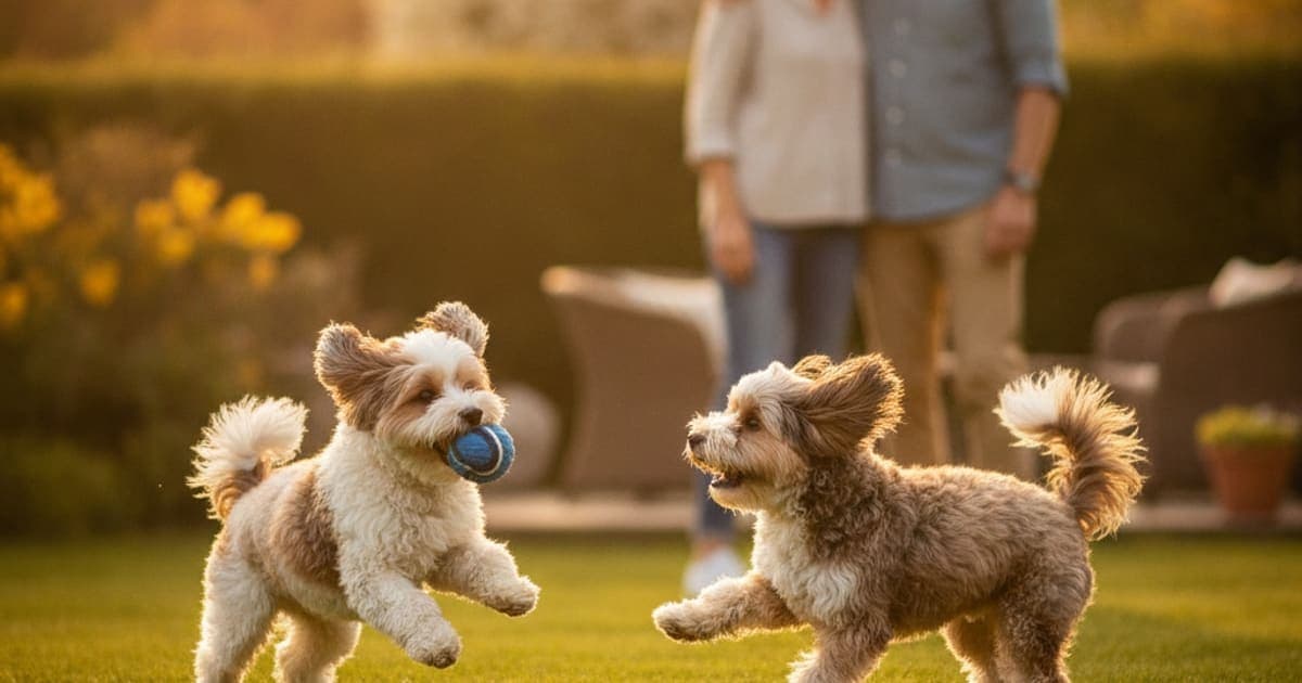 A dog being cared for at home, illustrating joint support for havanese: what actually helps