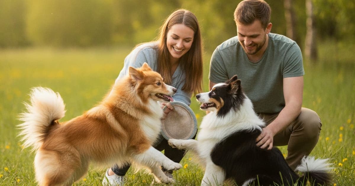 A dog being cared for at home, illustrating joint support for icelandic sheepdogs: what helps