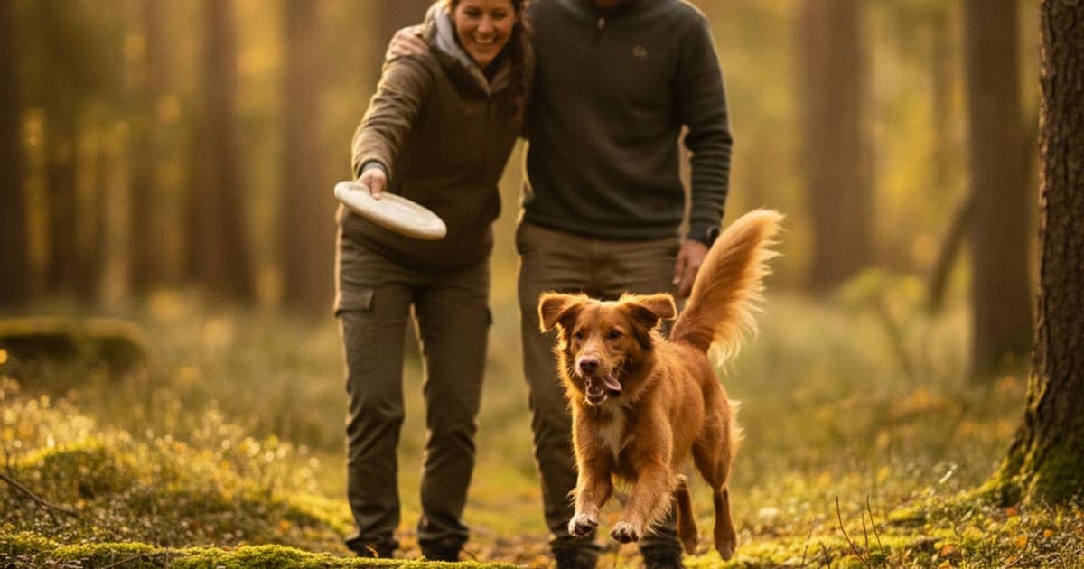 A dog being cared for at home, illustrating joint support for nova scotia duck tollers: what helps