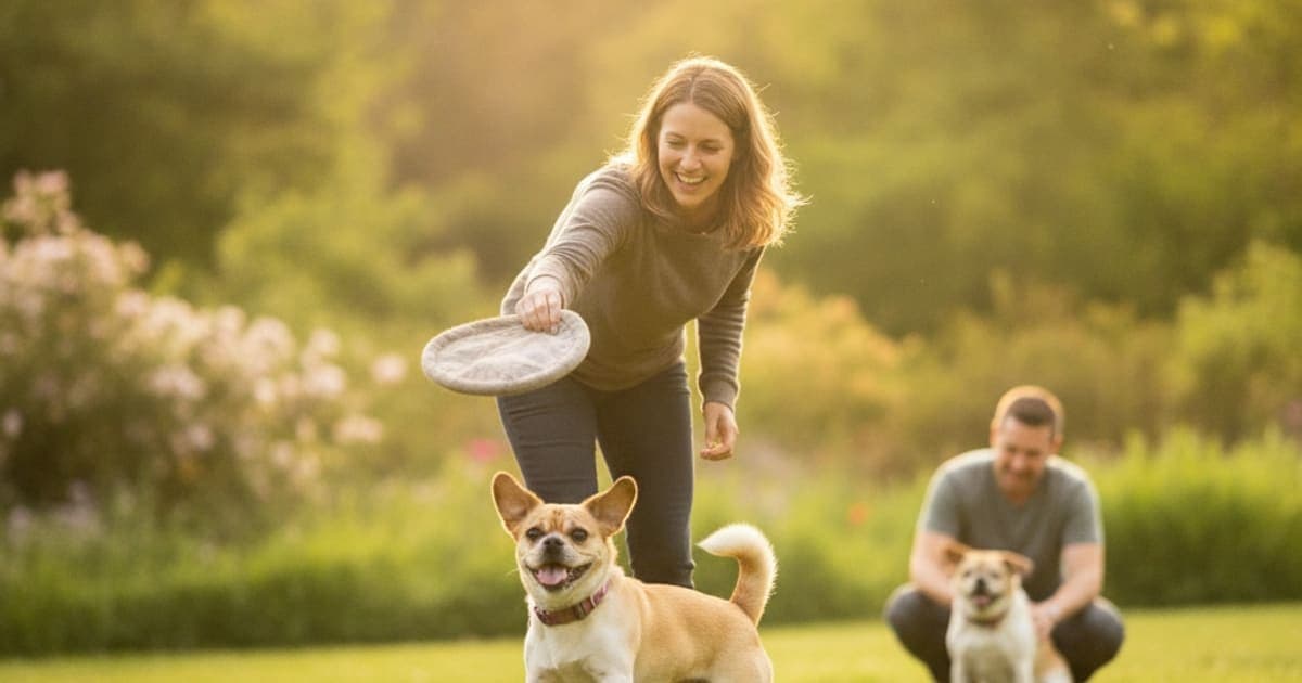 A dog being cared for at home, illustrating joint support for puggles: what actually helps