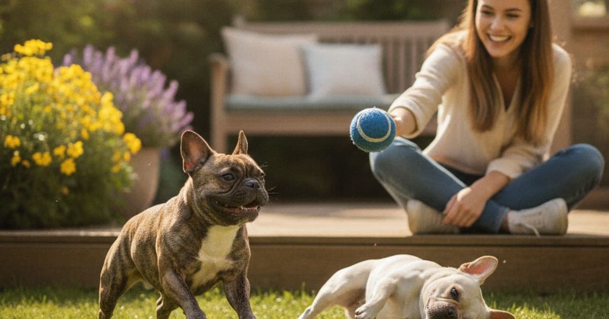A dog being cared for at home, illustrating joint supplements for french bulldogs