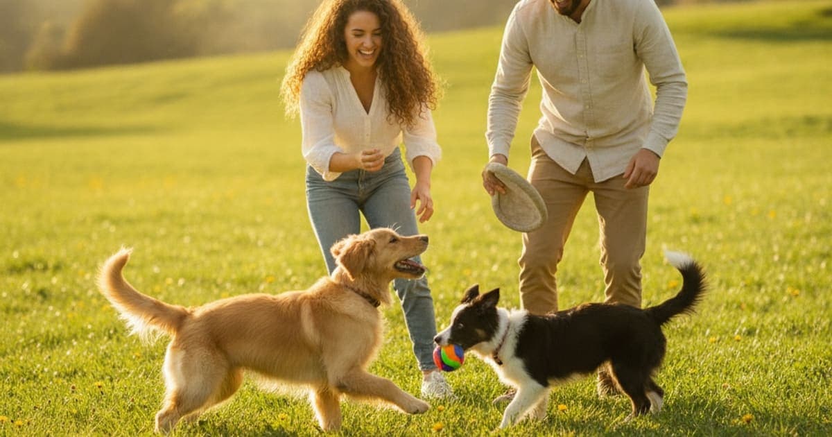 A dog being cared for at home, illustrating joint supplements for young dogs