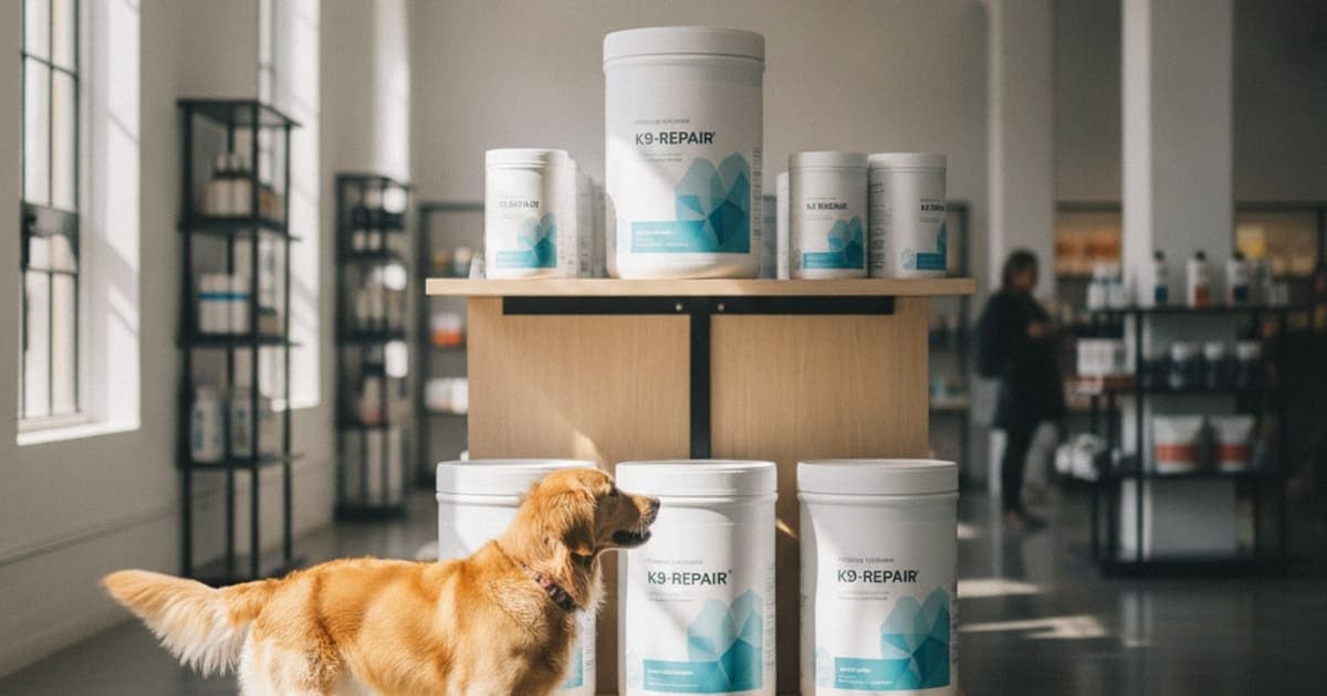 A dog being cared for at home, illustrating k9-repair bulk pricing in 2026