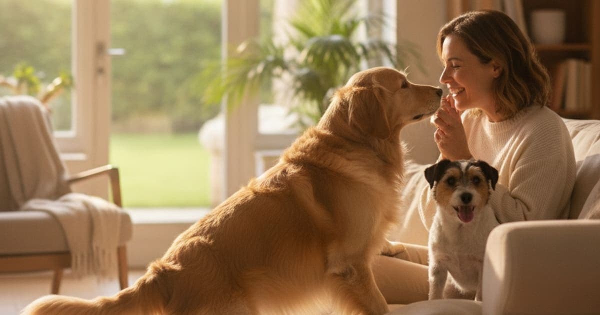 A dog being cared for at home, illustrating k9-repair and diabetic dogs: what owners need to know