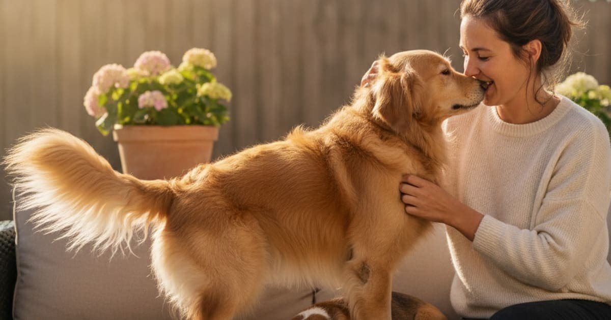 A dog being cared for at home, illustrating k9-repair and dogs with epilepsy: what owners should know