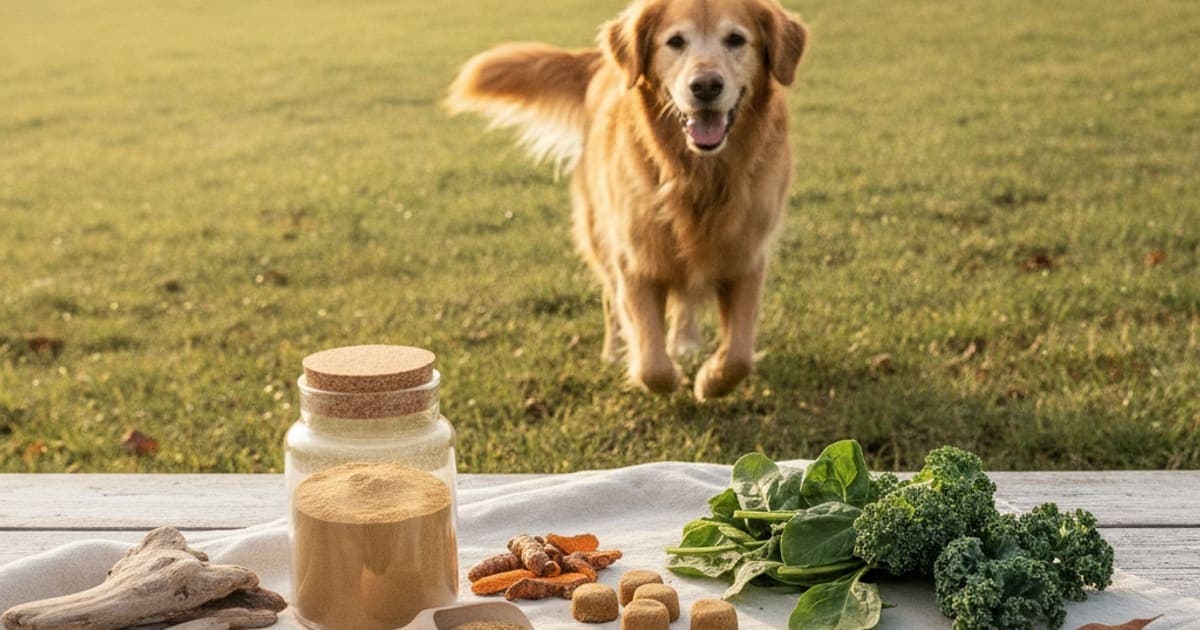 A dog being cared for at home, illustrating k9-repair for obesity joint strain in dogs: does it work
